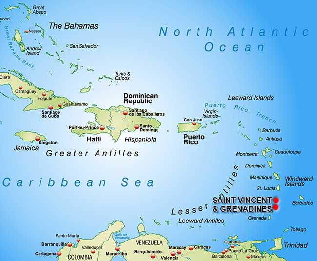 Saint Vincent & Grenadines Air Charter Directory